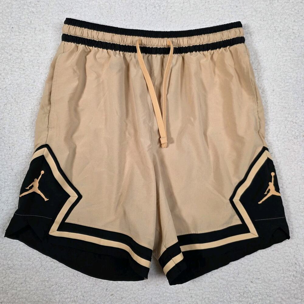 Jordan Dri-FIT Diamond Shorts Peach Black Men's Large FB7580-734